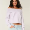 Hollister Comfy Cloud Katlamalı Omuzsuz Kazak Hollister Comfy Cloud Katlamalı Omuzsuz Kazak