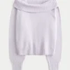 Hollister Comfy Cloud Katlamalı Omuzsuz Kazak Hollister Comfy Cloud Katlamalı Omuzsuz Kazak