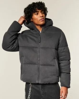 Hollister Feel Good Polar Puffer Ceket