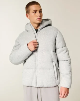 Hollister Feel Good Polar Puffer Ceket