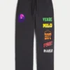 Hollister x Taco Bell Grafikli Bol Sweatpantolon Hollister x Taco Bell Grafikli Bol Sweatpantolon