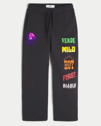 Hollister x Taco Bell Grafikli Bol Sweatpantolon