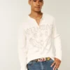 Hollywood Grafik Termal Henley Hollywood Grafik Termal Henley