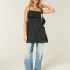 Şifon Babydoll Mini Elbise Şifon Babydoll Mini Elbise