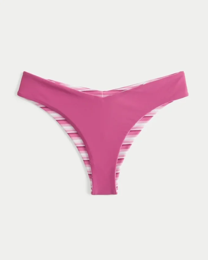 Çift Taraflı V Bel Cheeky Bikini Altı