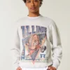 Illinois Üniversitesi Fighting Illini Grafikli Sweatshirt