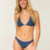 Jakarlı Çift Askılı Cheeky Bikini Altı