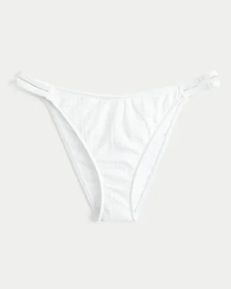 Jakarlı Çift Askılı Cheeky Bikini Altı