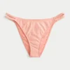 Jakarlı Çift Askılı Cheeky Bikini Altı
