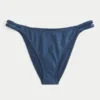 Jakarlı Çift Askılı Cheeky Bikini Altı