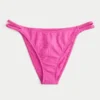 Jakarlı Çift Askılı Cheeky Bikini Altı