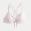 Kabuk Süslemeli Askılı Sırtlı Balensiz Bikini Üstü Kabuk Süslemeli Askılı Sırtlı Balensiz Bikini Üstü