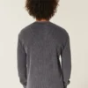 Kafatası Desenli Termal Crew Shirt