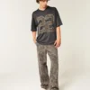 Kamuflaj Baggy Painter Jeans