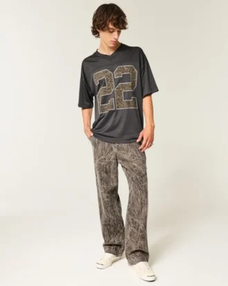 Kamuflaj Baggy Painter Jeans