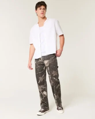 Kamuflaj Baggy Painter Jeans