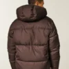 Kapüşonlu Suni Kürk Astarlı Puffer Ceket Kapüşonlu Suni Kürk Astarlı Puffer Ceket