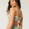 Keten Karışımlı Arkası Açık Slip Midi Elbise Keten Karışımlı Arkası Açık Slip Midi Elbise