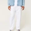 Keten Karışımlı Bol Pull-On Pantolon