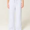 Keten Karışımlı Bol Pull-On Pantolon