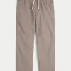 Keten Karışımlı Bol Pull-On Pantolon