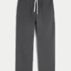 Keten Karışımlı Bol Pull-On Pantolon