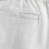 Keten Karışımlı Bol Pull-On Pantolon