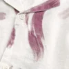 Keten Karışımlı Kısa Kollu Desenli Gömlek