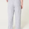 Keten Karışımlı Pull-On Bol Pantolon