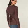 Kolay Bağlamalı Henley Babydoll Üst