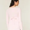Kolay Dantel Süslü Uzun Kollu Babydoll Üst