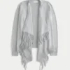 Kolay Fringe No-Close Hırka Kolay Fringe No-Close Hırka