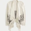 Kolay Fringe No-Close Hırka Kolay Fringe No-Close Hırka