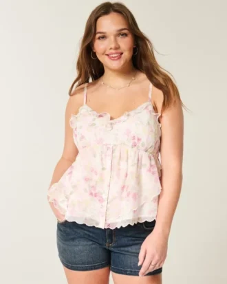 Kolay Şifon Babydoll Üst