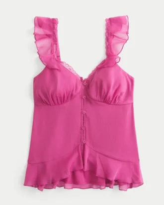 Kolay Şifon Babydoll Üst