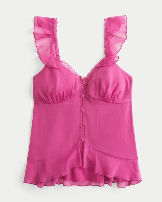 Kolay Şifon Babydoll Üst Kolay Şifon Babydoll Üst