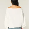 Kolay Çift Omuz Dışı Miami Grafik Sweatshirt Kolay Çift Omuz Dışı Miami Grafik Sweatshirt