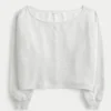 Kolay Çift Omuz Dışı Sweatshirt
