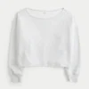 Kolay Çift Omuz Dışı Sweatshirt