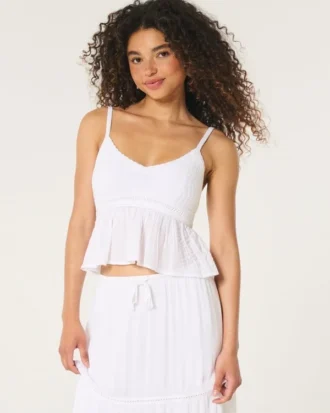 Kolay Kroşe Stili Babydoll Üst