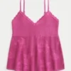 Kolay İğne Oyası Stili Halter Babydoll Cami
