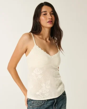Kolay İğne Oyası Stili Halter Babydoll Cami