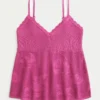 Kolay İğne Oyası Stili Halter Babydoll Cami