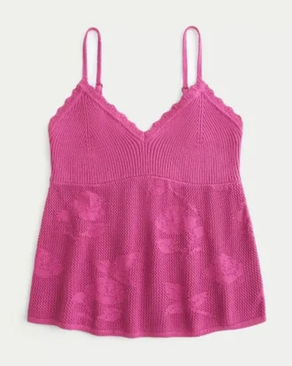Kolay İğne Oyası Stili Halter Babydoll Cami