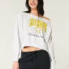 Kolay Omuz Dışı Iowa Hawkeyes Grafik Sweatshirt