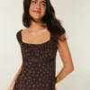 Kolay Saten Bağcıklı Babydoll Üst
