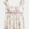 Kolay Saten Bağcıklı Babydoll Üst Kolay Saten Bağcıklı Babydoll Üst