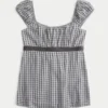 Kolay Saten Bağcıklı Babydoll Üst Kolay Saten Bağcıklı Babydoll Üst