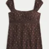 Kolay Saten Bağcıklı Babydoll Üst
