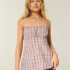 Kolay Straplez Babydoll Üst